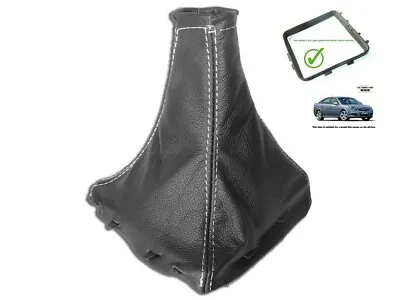 Gear Gaiter Plastic Frame For Vauxhall Opel Vectra C 02-08 Leather White Stitch • $32.83