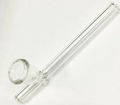 Clear 4  Glass Pipe Smoking Smoke Tobacco Best Quality Pipes New Uk Seller Post • £3.60