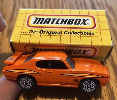 Vintage 1995 MB70 Matchbox Pontiac GTO Judge New In The Box • $14.99