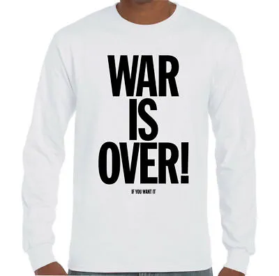 John Lennon T-Shirt War Is Over If You Want It To Be Mens Inspired • £13.99