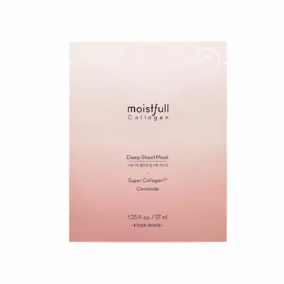 [ETUDE HOUSE] Moistfull Collagen Deep Sheet Mask - 1pcs / Free Gift • $4.28