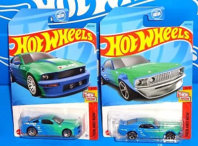 Hot Wheels 2023 FALKEN TIRES Lot Of 2 Cars '69 Boss 302 Mustang & 2007 Mustang • $7