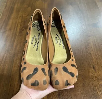 Vivienne Westwood X Melissa Cheetah Paw Velvet Pumps Women's Size US 9 • $200