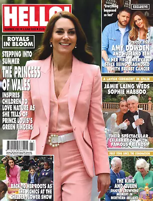 HELLO! Magazine Kate Middleton King Charles Queen Camilla Amy Dowden 5.6.23 • £10.99