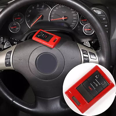 ABS Red For Corvette C6 C7 Z06 2005-19 Car Key Case Protector Key Remote Casing • $26.99