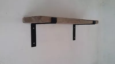 Heavy Duty Industrial Rustic Solid Steel Scaffold Board Shelf Brackets UK MADE!! • £6.49