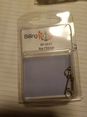 BILLING BOATS - BF-0017 Bar Fittings (2) 21mm BRAND NEW • $11