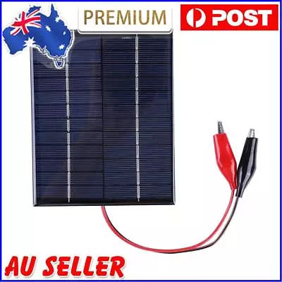 $12.99 • Buy Waterproof Solar Panel 5W 12V Outdoor Portable DIY Polysilicon Epoxy Panels AU