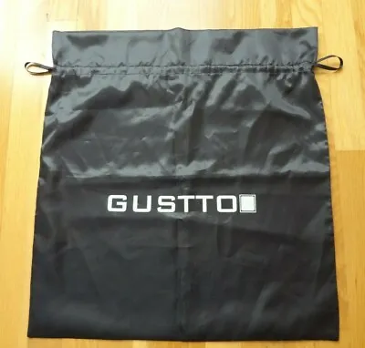 New Gustto Black Satin Large Dust Bag Storage Bag With Drawstring 19  X 21.5   • $19.99