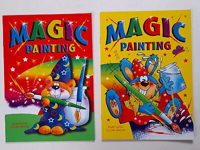 Magic Painting Books Wizard Images Colour Color Fun Kids Children BN • £1.15