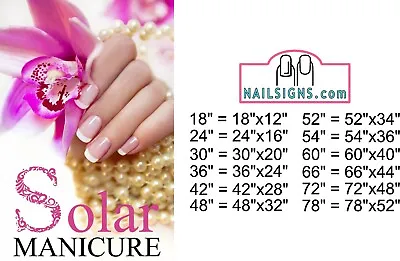 Solar 05 Perforated Mesh See Through Window Poster Manicure Nail Salon Vertical • £28.91