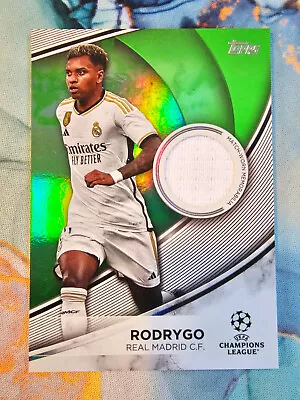 Rodrygo Match Worn Patch 2023/24 Topps UEFA Club Competitions • £20