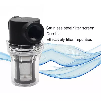£8.99 • Buy 6 Points 100 Mesh 3/4'' Inline Mesh Strainer Water Pump Filter Garden Irrigation