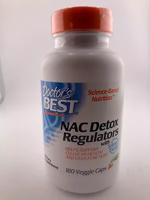 Doctor's Best NAC Detox Regulators 180 Veggie Caps Exp. 05/2024 • $11.25