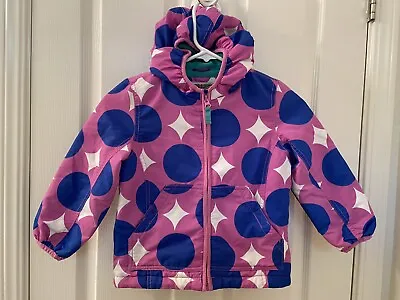 Mini Boden Fleece Lined Anorak Jacket Purple Blue Girls Size 3-4 Years • $24.99