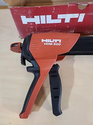  HILTI HDM 500 Manual Adhesive Epoxy Dispenser Gun  NO CARTRIDGE  • $50