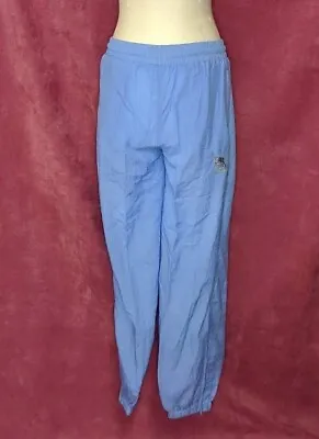 Blue And Yellow View From Shell Suit Trousers Retro Size Small Brand New • £9.95