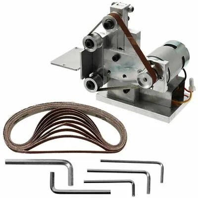 £46.55 • Buy Polishing Machine Grinding Bench DIY Electric Belt Sander Grinder Sharpener Tool