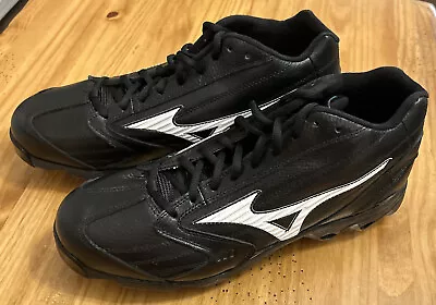 Mizuno 9 Spike Classic Low G4 Baseball Softball Cleats Men's Size 12 • $44.79