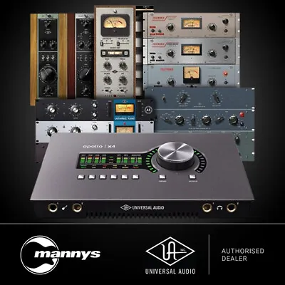 Universal Audio Apollo X4 HERITAGE EDITION Audio Interface W/ US$2.5k Plugins • $3799