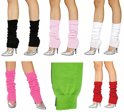 Leg Warmers Knee High Knit Thick Cozy Neon 80s Retro Dance Party Costume LW101 • $14.99