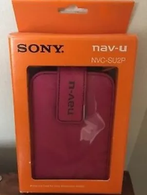£2.60 • Buy Bnib Genuine Sony Nav-u Pink Carry Case Fits Tom Tom Go & Other Model Sat Navs