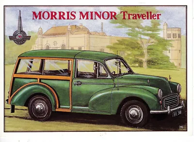 Artistic Morris Minor 1000 Traveller (1956-1962) From Amber Postcards England • $3.49