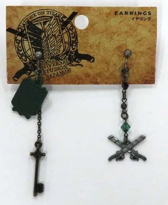 $91.99 • Buy Non-Metal Basement Key Blade Earring Attack On Titan Universal Studio Japan 201