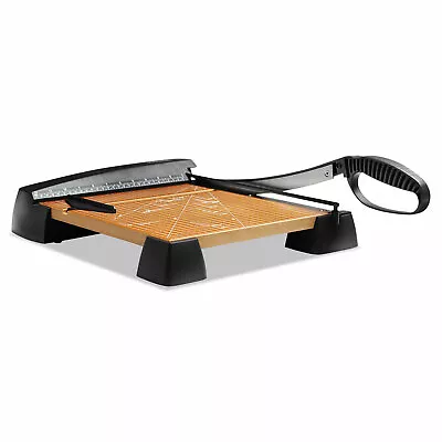 $74.11 • Buy X-ACTO Heavy-Duty Wood Base Guillotine Trimmer 12 Sheets 12  X 12  26312LMR