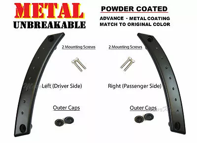 UPGRADED Metal 98 VW Beetle Door Panel Pull Handle Repair Kit Satin Black Pair • $92.72