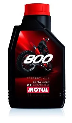 1 Liter Oil Motul 800 2 T Times 100% Synthetic Off Road Fuel Factory Line • $21.27