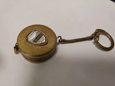Vintage Mackinac Bridge Michigan Souvenir Key Ring Key Metal With Tape Measure • $5.59