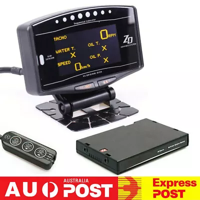 DF-Link Advance ZD 10 In 1 Auto Sports Kit Boost Temp Fuel Gauge OLED Tachometer • $235.92