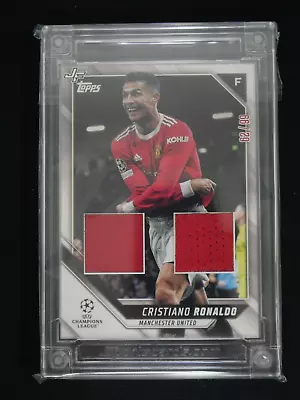 Cristiano Ronaldo 2023 Jersey Fusion - Dual Match Worn Swatch /99 - Man U • $99.99