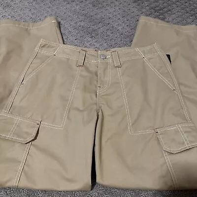 True Religion Women's Big T Military Cargo Pants Travertine Khaki 29 MSRP $139 • $64.99