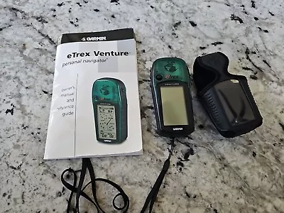 Garmin ETrex Venture GPS Complete With Carrying Cae & Instructions • $30