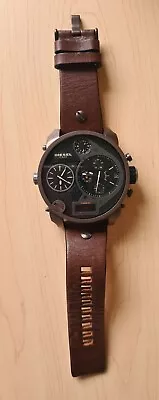 Diesel Watch Limited Edition Model.Men's Extra Large Brown Big Daddy Watch... • $250