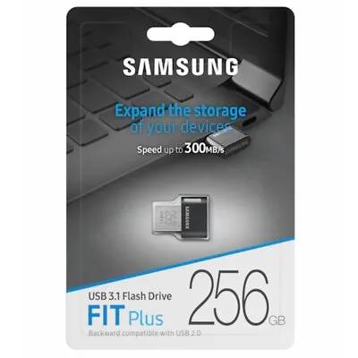 USB 3.1 Flash Drive 256GB Samsung Fit Plus USB Flash Drive Memory Stick 300Mbs • $79.95