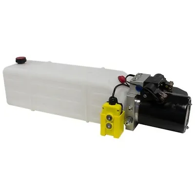 Flowfit 12V DC Double Acting Hydraulic Power Pack 13L Tank ZZ010639 • £419.92