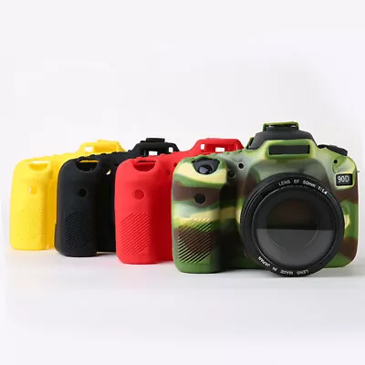 Camera Soft Silicone Protector Skin Case Bag For Canon EOS 60D 80D 90D • $19.47