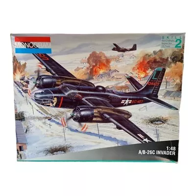 *NIOB* Monogram A/B-26C Invader Aircraft Model Kit 1993 USA 1/48 • $37.49