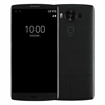 LG V10 H900 AT&T Only 64GB Black Very Good • $49.99