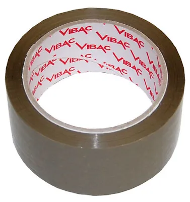£18.60 • Buy Vibac 832 Buff No Noise Hot Melt Adhesive Tape 48mm X 66m Qty 6 Rolls