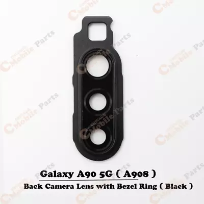 Samsung Galaxy A90 5G Rear Back Camera Lens W/ Bezel Ring ( A908 / Black ) • $12.95