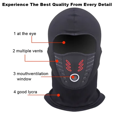 Military Tactical Balaclava Breathable Headgear Hunting Windproof Full Face Mask • $8.99