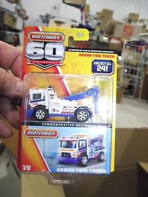 Matchbox 1/64 60th Anniversary Urban Tow Truck #19 NIB • $9.99