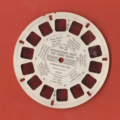 Vintage 1963 Goldilocks And The Three Bears View Master Reel  • $3.23