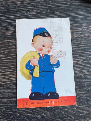 £1.50 • Buy Postcard   Comic Postman This Ones For You Mabel Lucie Attwell