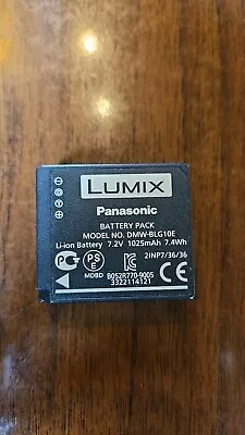 Panasonic DMW-BLG10E 7.2V Lithium-Ion Rechargeable Battery Pack • £49.99