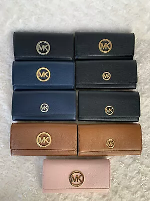 NWT Michael Kors Fulton Flap Continental Wallet • $84